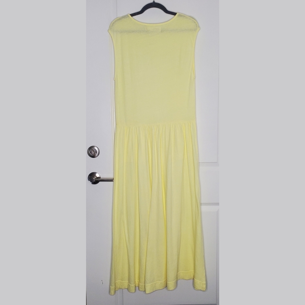 Free People Beach Nikki Butter Yellow T-Shirt Maxi Dress - Picture 6 of 8
